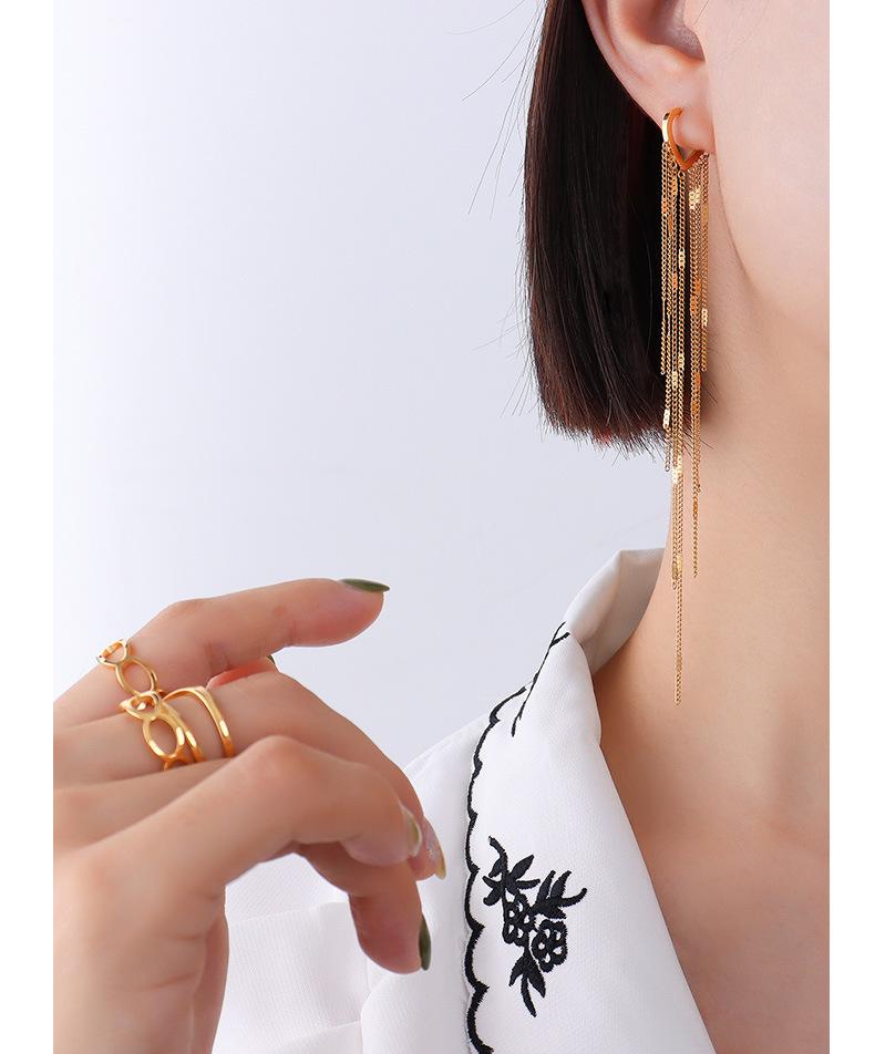 Long Tassel Earrings Versatile