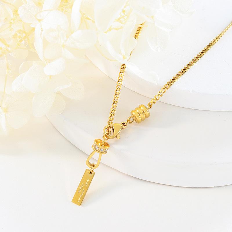 U-shaped Diamond Long Brand Pendant Accessories Niche Design