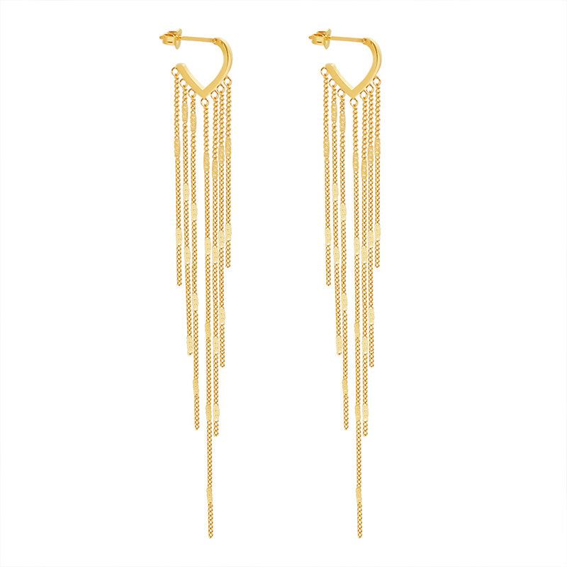 Long Tassel Earrings Versatile